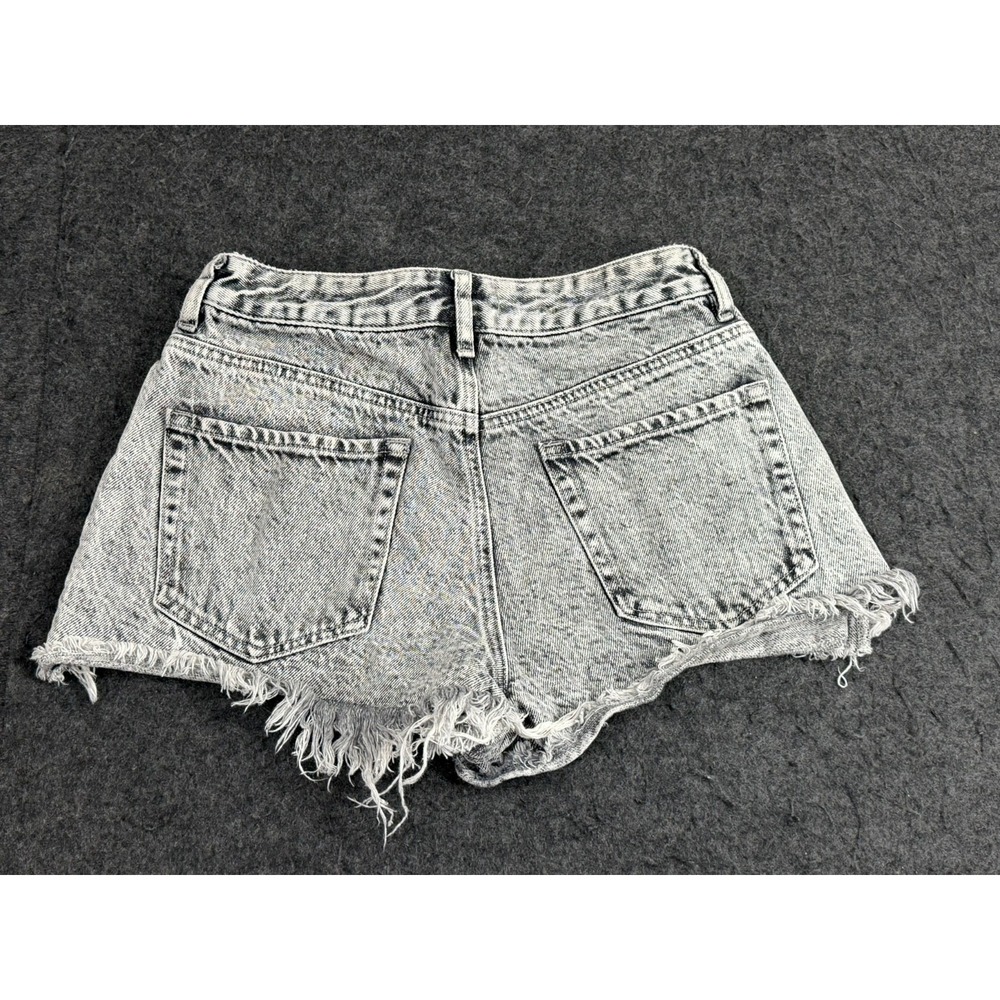 PacSun Women's High‎ Rise Festival Distressed Cutoff Denim Shorts Size 25 - Picture 8 of 8